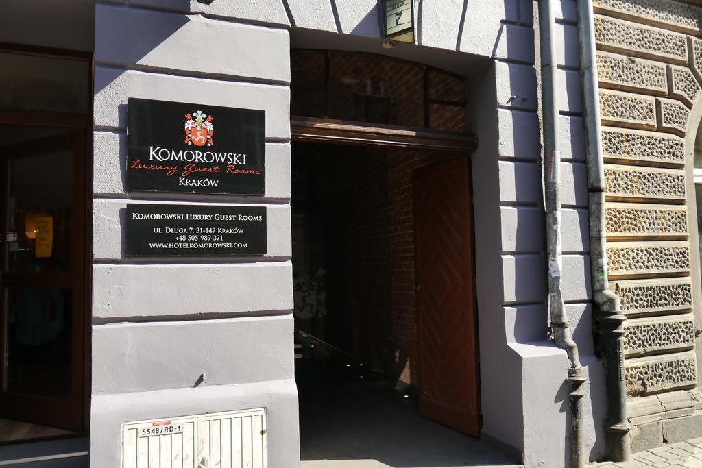 Komorowski Luxury Guest Rooms Cracovia Exterior foto